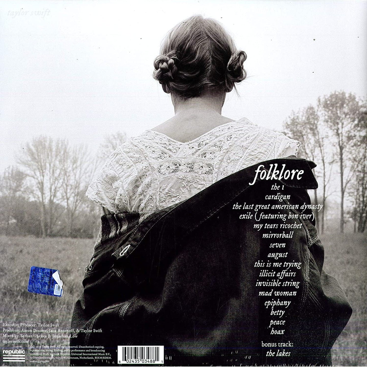 Folklore - Taylor Swift [Colour Vinyl]