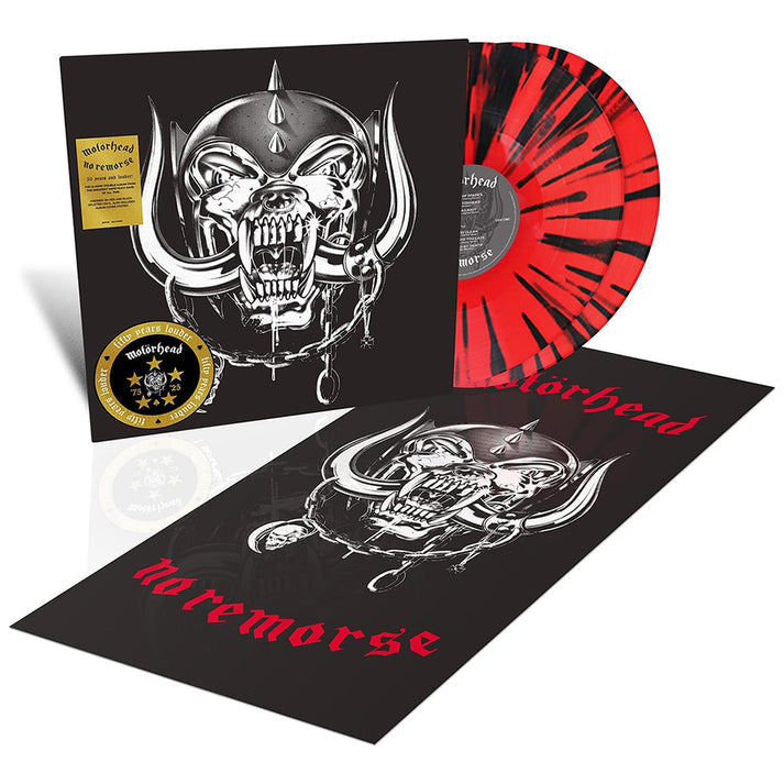 No Remorse (50th Anniversary Red & Back Splatter Edition) - Motörhead [Colour Vinyl]